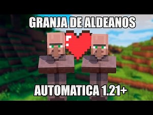 LA MEJOR GRANJA DE ALDEANOS AUTOMÁTICA 1.21+ (MINECRAFT JAVA)