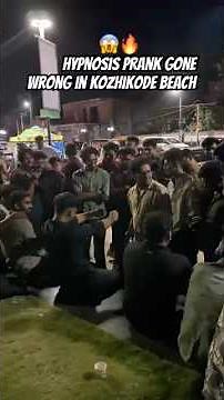 HYPNOSIS PRANK GONE WRONG IN KOZHIKODE BEACH 😱🔥 Prank challenge calicut