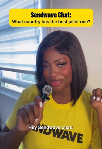 Welcome to the Sendwave Chat Series, where our community settles the real debates! 🗣️ First topic: Jollof 🥘 Which country takes the trophy? Comment your pick below 👇 . . #SendwaveChat #JollofWars #AfricanFood #FoodDebate #DiasporaVoices