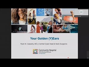 Hearing loss lecture with Dr. Ryan Casserly