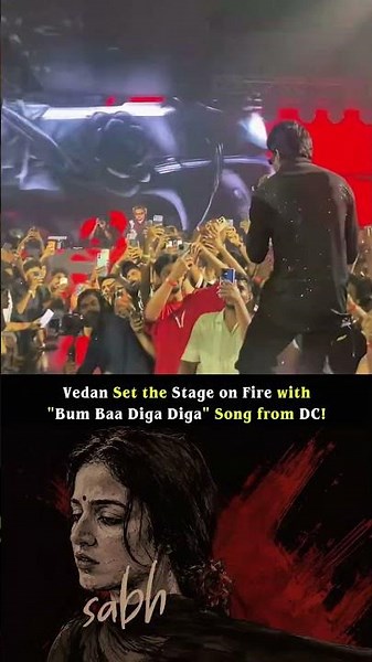 Vedan Set The Stage On Fire with #Anirudh 🤩🔥| #LokeshKanagaraj #trending #dc #music