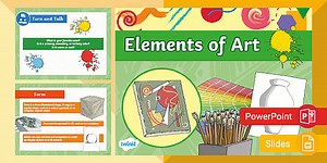 Elements of Art PowerPoint & Google Slides for 3rd-5th Grade
