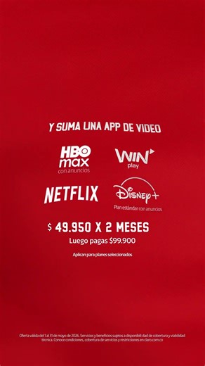901 megas + apps de video​