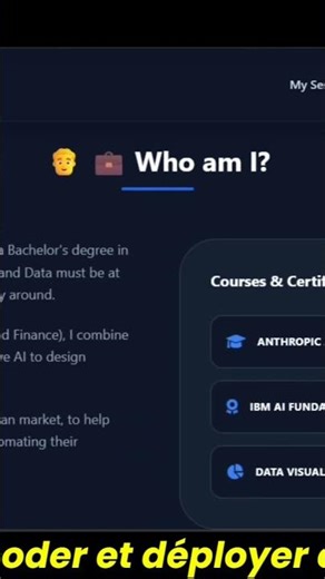 ⚡🔥48h. Pas plus.Je me suis lancé un challenge : créer un portfolio prof avec l'IA en 48h #news #ai
