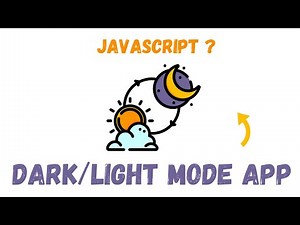 Light/Dark Mode Theme Toggle in JavaScript|JavaScript Tutorial for Beginners | JavaScript Projects