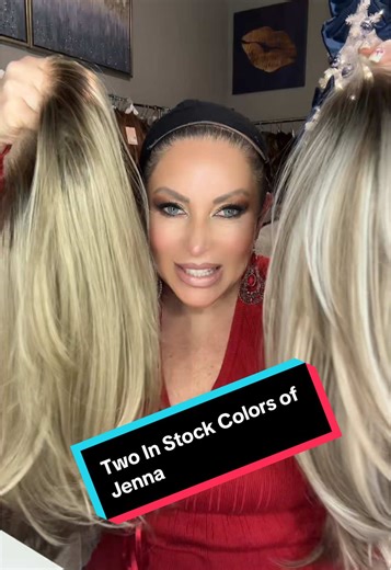 Jenna Wig Color Comparison: Iced Sweet Cream vs. Buttercream