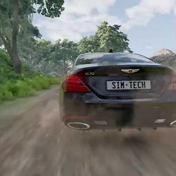 Genesis G70 Rally Stage Test | Luxury Sedan Meets Off-Road Action