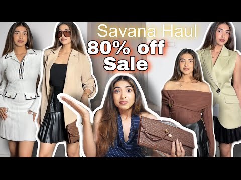 Savana Sale haul 80% off 😱 | Winter wear haul savana - blazer haul , dress, tops #savanahaul