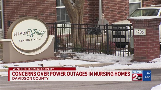 Concerns over power outages in nursing homes