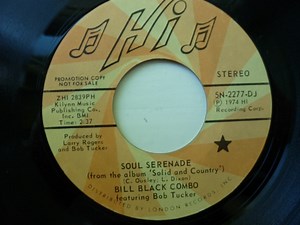 Bill Black Combo Featuring Bob Tucker - Soul Serenade