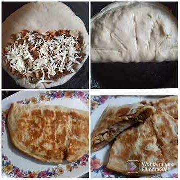 chicken calzone simple and easy recipe