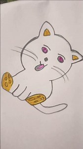 cats draw easy | step by step tutorial #artandcraft #artwork #pencil #easy #stepbystep #ytshorts