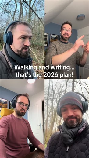 Fantasy Novel writing plan for 2026 - write and walk and walk and write. #booktok #fantasy #writersoftiktok #writer #goals
