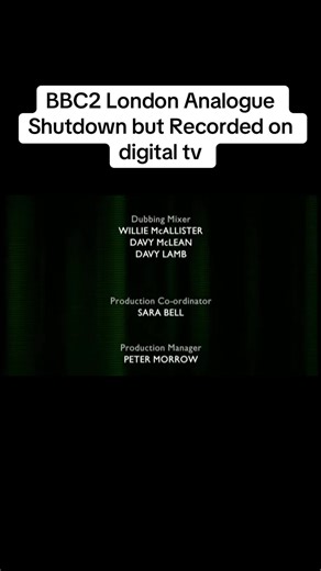 The BBC Two Analogue to Digital shutdown but on Digital TV #bbc2 #ceefax #analogtv