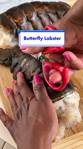How to Cut and Butterfly a Lobster Tail | Kitchen Hacks