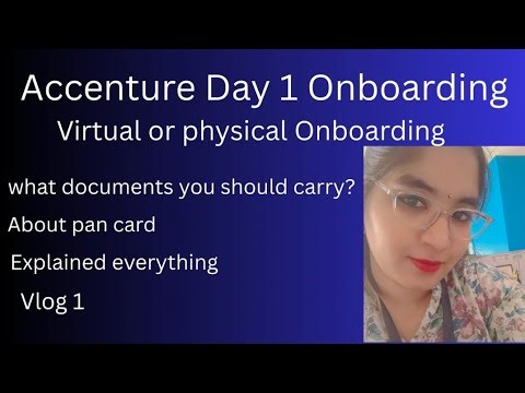 Accenture Onboarding Day Vlog | Complete Process Explained in Telugu 🥰