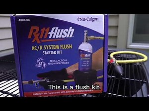 Flush kit [HVAC hack to clean your line sets better]