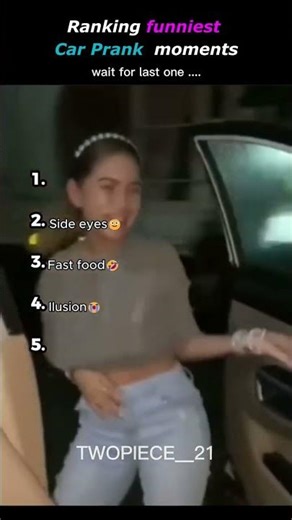 Ranking the Funniest Car Prank Moments 🚗🤣🔥#CarPranks #FunnyReactions #TrendingShorts