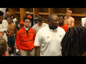 Inside The Canes Locker Room | Pitt | 11.27.15