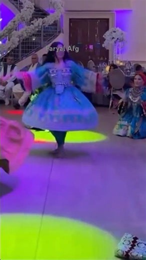 Beautiful Afghan Attan Dance in Traditional Afghan Dress