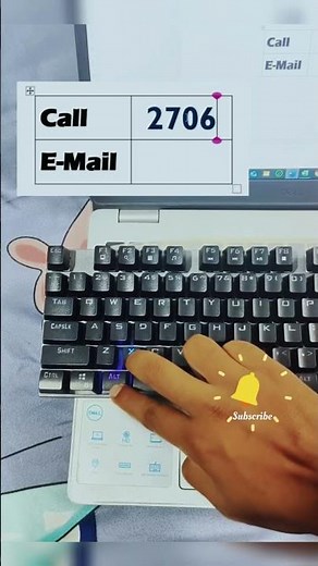 Call & Email shortcut key in MS world 💻 #microsoftoffice #excel #microsoftword #solution