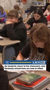 215K views · 2.4K reactions | NEW SCHOOL YEAR, NEW LAWS: Lawmakers have passed several laws that will make changes in Kentucky schools this year which includes bills that require prayer in the morning, bans phones during the school day, and requires traceable communication platforms for teachers to contact students electronically. | LEX 18 | Facebook