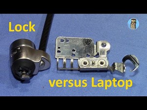 (picking 731) Kensington tubular lock versus laptop