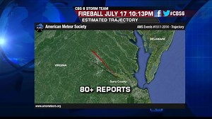 Did you see it? Meteor fireball spotted over Virginia