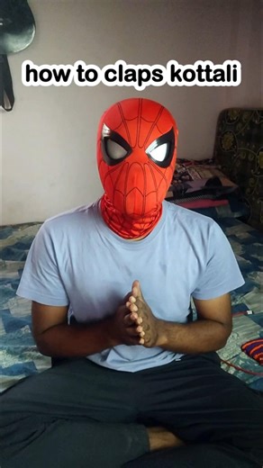 claps tutorial #funnytelugu #spiderman #howto #yatakaram #telugumeme