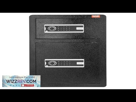 VEVOR Double Doors 4.5 cu.ft Safe Box with Key Lock & Password