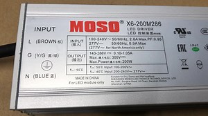 Driver LED De MOSO X6-200M286 200 W 200W 700-1050mA Power Adapter MOSO LED Driver