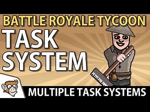 Multiple Systems with different Tasks - Task System in Battle Royale Tycoon (Unity 2D Tutorial)