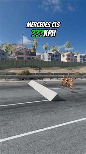 Ultimate Crash 4u on Instagram: "Mercedes VS Triangular Speed Bump #beamng #beamngdrive"
