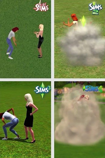 Fighting - Sims 1 vs Sims 2 vs Sims 3 vs Sims 4 | Part 2