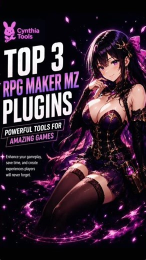 Top 3 RPG Maker MZ Plugins You NEED in 2026 🔥 | Cynthia Tools