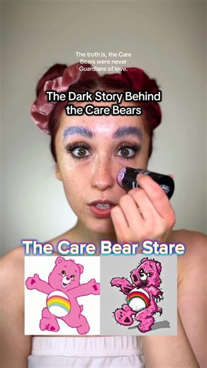 ALEX🪞🫧 on Instagram: "What Care Bear theories have you heard? 😱 products used: @ttdeyeofficial Colored Contact Lens - use code: Alexluvs for 20% off! @mehronmakeup pastel pink and white creamblend sticks @morphebrushes buttery blend brushes @ucanbemakeup athena and exotic flavors palettes @beautycreations.cosmetics outerspace liner @covergirl liquid liner @lilacst met gala lower lashes @alicrown_beauty fox lashes @kisslashes iEnvy lash glue @rcmamakeup no color loose setting powder @elmerspro