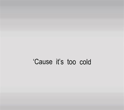Explore the Lyrics of 'Cause It's Too Cold' Song