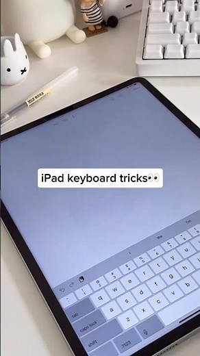 iPad keyboard tricks👀