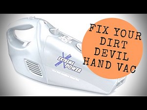 Dirt Devil Extreme Power: Repair and Battery Life details on the M0914 cordless hand vacuum