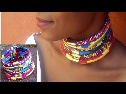 DIY African Print- Neck Ropes (1 piece) Beautarie