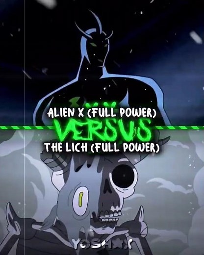 Alien X VS The Lich | #shorts #viral #edit #debate #adventuretime #thelich #ben10 #alienx #cartoon