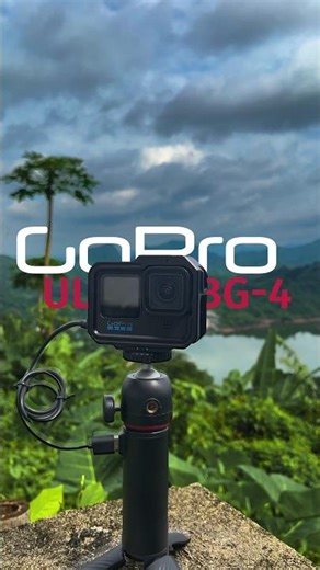 My GoPro vlogging setup mounted on the Ulanzi BG-4