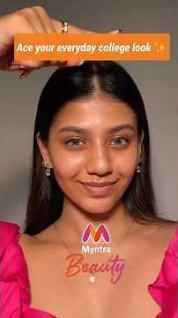 Simple College Makeup Look | Makeup Guide For College Girls | Makeup Tutorial | Myntra #Shorts