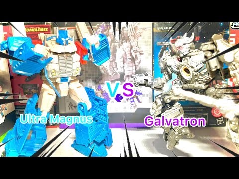 Ultra Magnus vs Galvatron stop motion 
