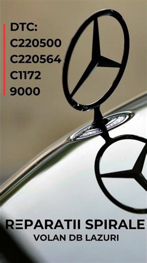 ⚠️ REPARAȚII SCM / MRM ⚠️ MERCEDES-BENZ ⚠️ DTC: C220500 ⚠️ C220564 ⚠️ 9000 ⚠️ C1172 ⚠️