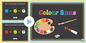 Color Mixing Sums PowerPoint
