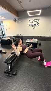 B Stance Single DB Hip Thrust From Bench