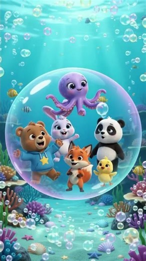 the baby octopus dance party! 🐙🎉 | gigglequest 3d animated cartoon