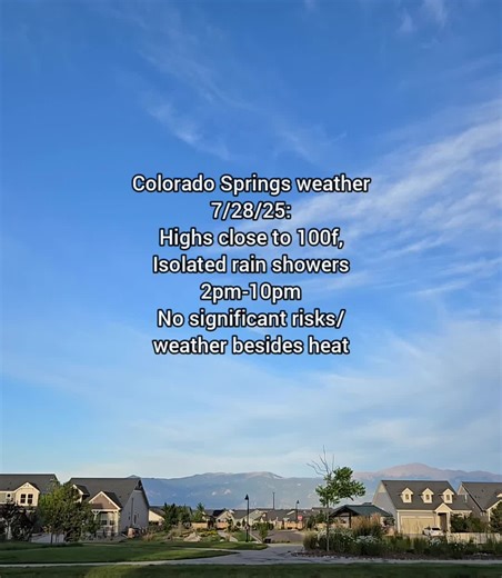 Colorado Weather Update for July 28, 2025