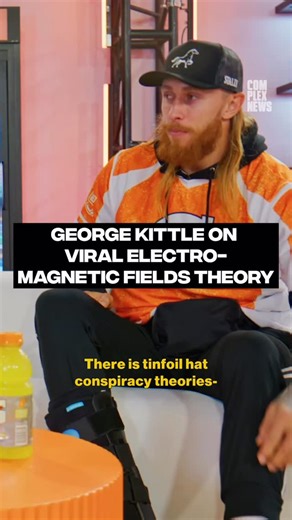 Complex Sports | George Kittle gives us his take on the electro-magnetic fields theory 💀 LINK IN @complexsports BIO 🔗 for the full interview | Instagram